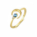 Gold “Moon” Ring
