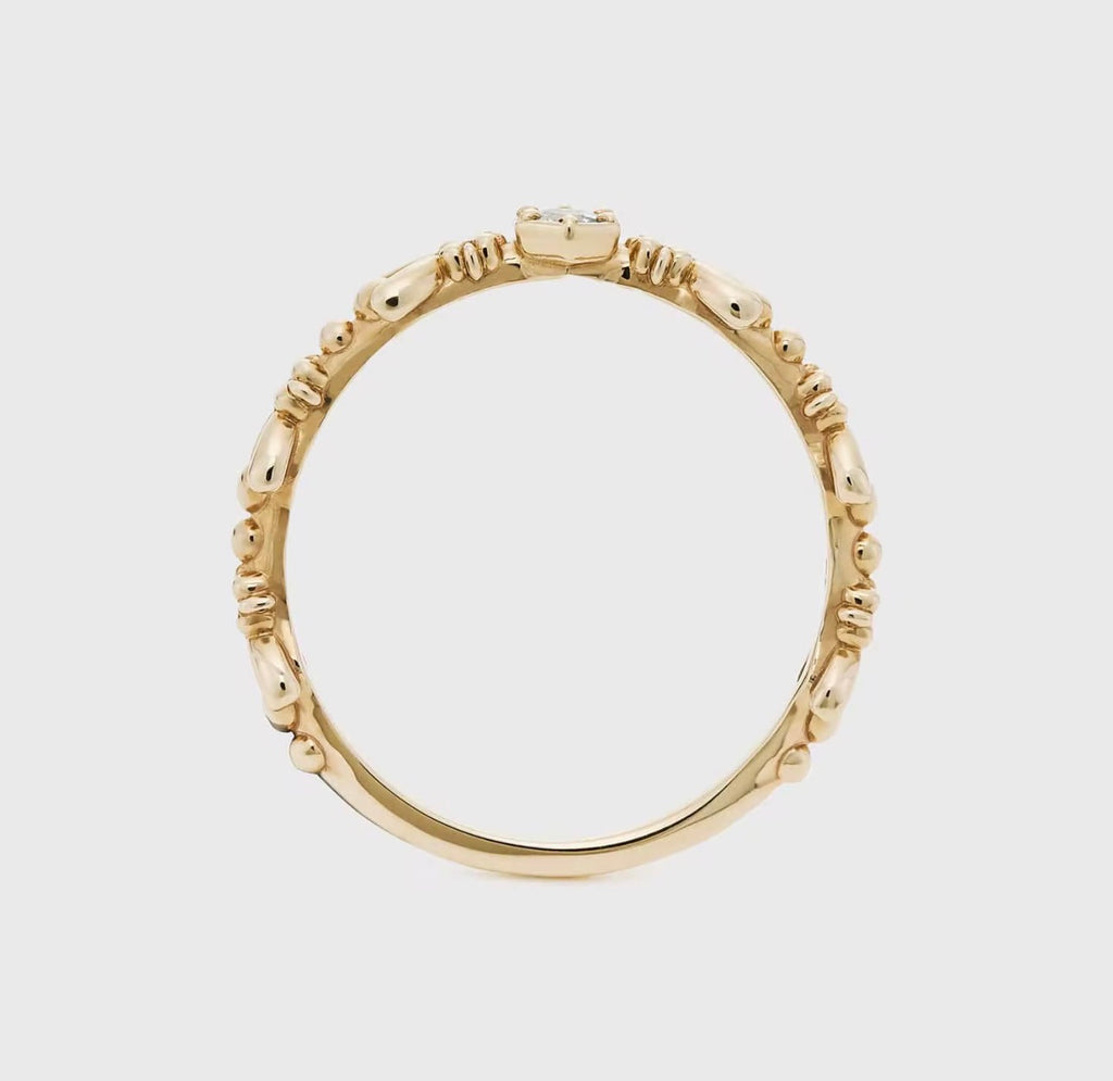 Flower Styled Diamond Ring