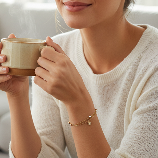 Heart Charm Bracelet