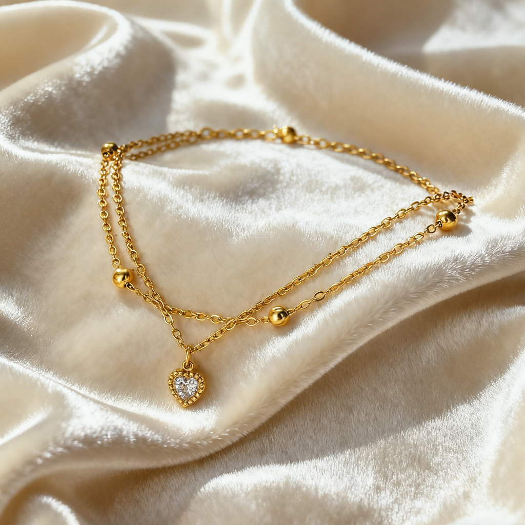 Heart Charm Bracelet