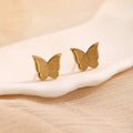 Gold Butterfly Earrings