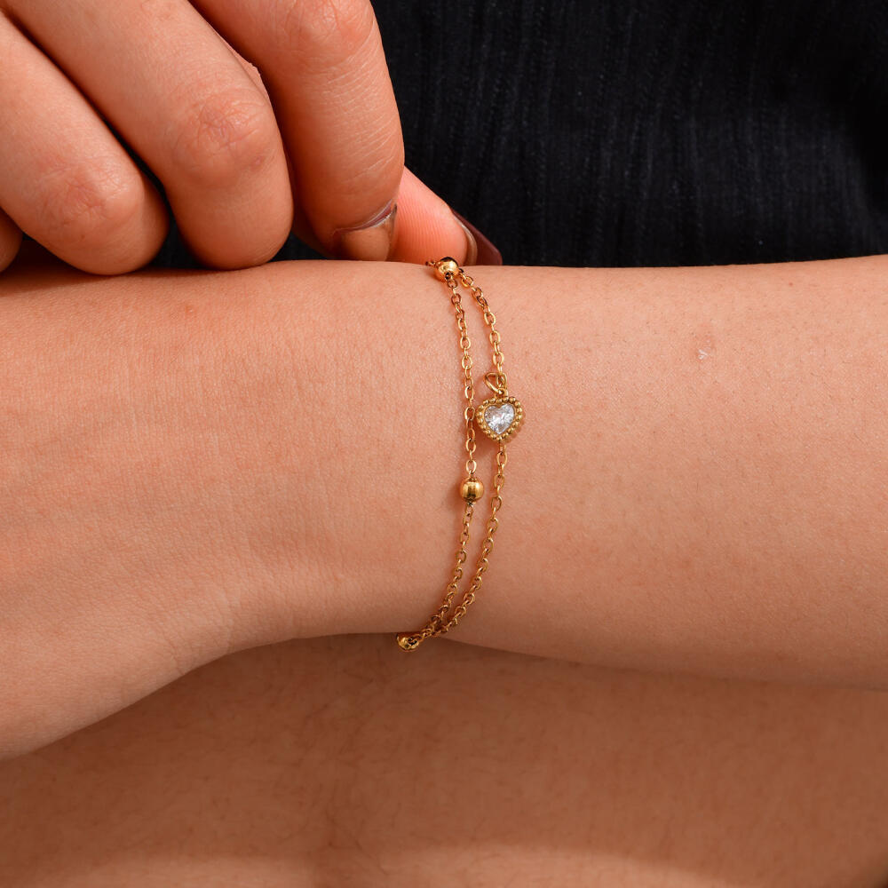 Heart Charm Bracelet
